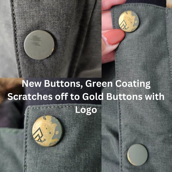 Men's Dark Green RipZone  Ski/Snowboarding Jacket, S L, Waterproof, Breathable - Picture 16 of 16